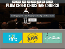 Tablet Screenshot of plumcreek.org
